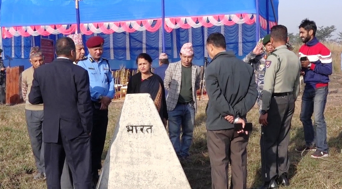 नेपाल–भारत सीमामा रहेका स्तम्भहरुको मर्मत सुरू